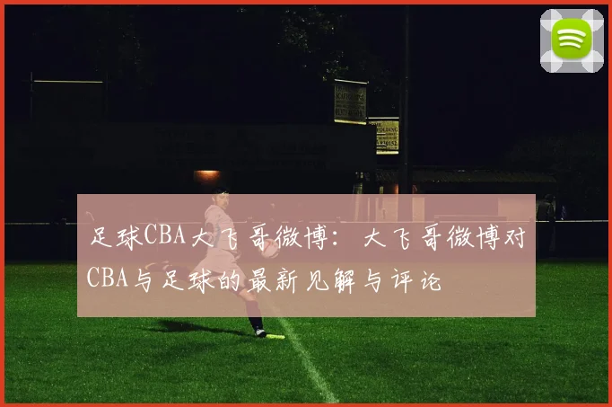 足球CBA大飞哥微博：大飞哥微博对CBA与足球的最新见解与评论